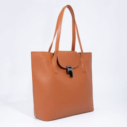 Сумка-тоут на молнии, цвет коричневый - Simaland фото 3