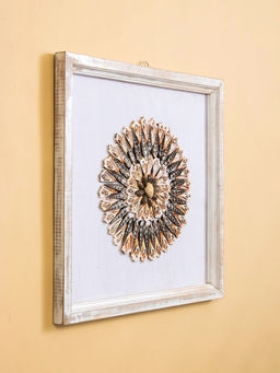 Панно «Композиция из ракушек», 45×3×45 см