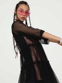 Комплект с платьем,юбкой бронзовый,черный 204214906 - Nota bene фото 2