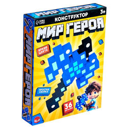 Конструктор Меч героя, мягкий, 42 детали - Unicon фото 2