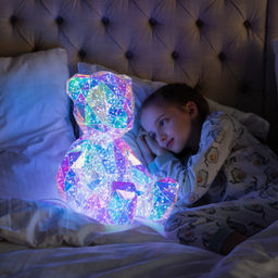 ULD-R504 USB/RGB BEAR Светильник декоративный Мишка, с USB проводом. 80 светодиодов. RGB свет. Цвет корпуса радужный. TM Uniel - Volpe фото 4