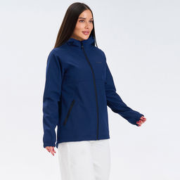 RODOS Ветровка softshell женская демисезон М-312 Тёмно-синий