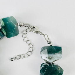 Браслет из Мохового агата 17 см +