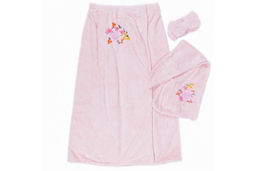 Набор 3-х предметный сауна микрофибра женская + чалма+повязка B-Y20, №3 - Наталья-текстиль фото 2