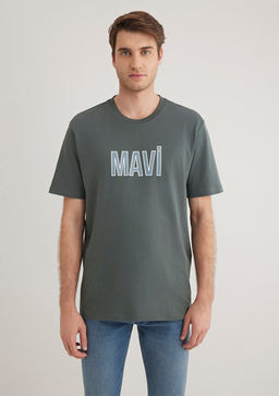 Mavi Logo Bask?l? Yesil Tisort  фото 3