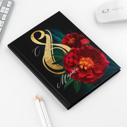 Подарочный набор «С 8 марта 2-а цветка»: ежедневник 80 листов и ручка