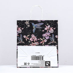 Цена за 25 шт. Пакет бумажный, крафт 100 г/м2 25 х 22 х 12 см Колибри - Simaland фото 2