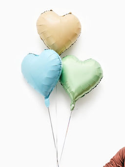 Цена за 2 шт.Воздушные шары фольгированные 17 Сердце, зелёный сатин, набор 5 шт. - Страна карнавалия фото 9
