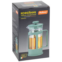 Чайник/кофейник (кофе-прес) пластик Variato 350мл цвета в ассорт арт 950076