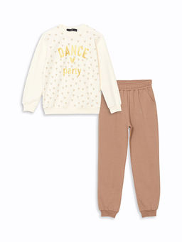 Bisiklet Yaka K?z ?ocuk E?ofman Tak?m