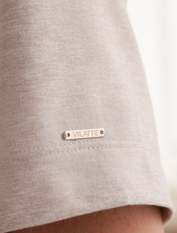 Футболка из премиального хлопка с авторским принтом - Vilatte фото 4