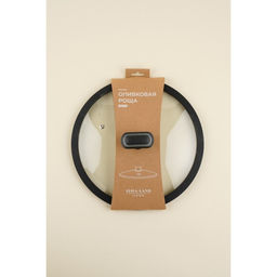 Крышка SL Home, d=28 см, с силиконовым ободком, стекло