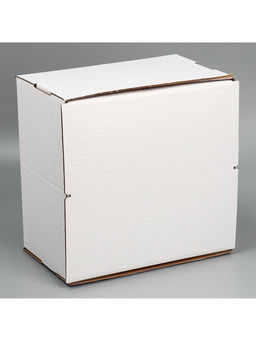 Цена за 5 шт. Коробка для торта с окном Белая 29,5 х 29,5 х 19 см - Дарите счастье фото 3