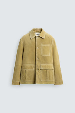 LIMITED EDITION SUEDE JACKET WITH POCKETS - Zara фото 7