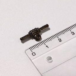 Замок-тоггл «Цветок», 1,6×1,4 см (в 1 наборе 2 шт.), цвет чёрный