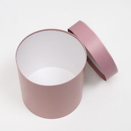 Набор круглых коробок 5 в 1 "Песочный", 13 х 13,5 -19.5 х 23 см