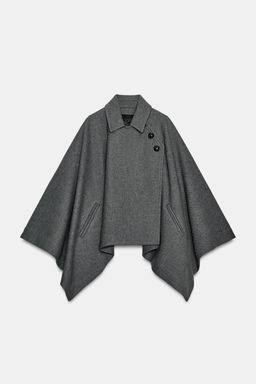 ZW COLLECTION WOOL BLEND CAPE LIMITED EDITION - Zara фото 18