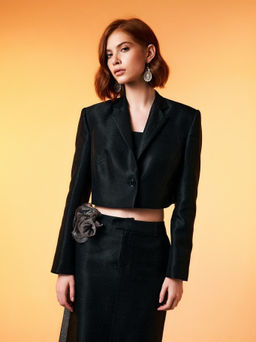 N2416 юбка женская черный - Mozart фото 5