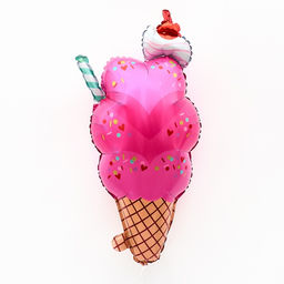 Воздушный шар фольгированный 34" «Мороженое», фигура