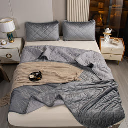 Велюровое покрывало ромб OVF043 240*260