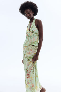 Top halter de viscosa - H&m фото 6