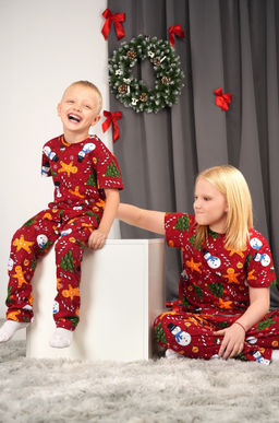 Детская новогодняя пижама Happyfox