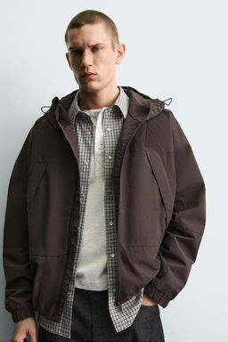 COMBINED WATER-REPELLENT TECHNICAL FLEECE JACKET - Zara фото 13