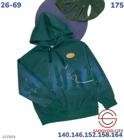 Толстовка с капюшоном выполнена из трикотажа - Bruno фото 4