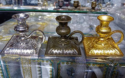 Подсвечник МИКС цвет металл 5см Квадратный - Сандаловый дом фото 3