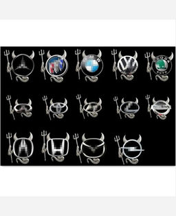 Наклейка Чертик 3D на эмблему авто 904046 - Yiwu youda import & export co фото 6