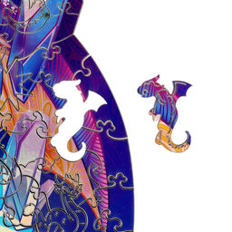 Пазл фигурный Легенда о драконе, голографические детали - Puzzle фото 4