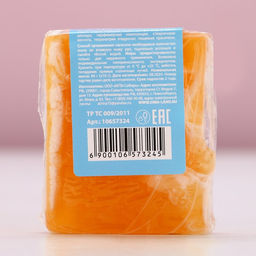 Мыло для рук ручной работы, 90 г, аромат снежной облепихи, Чистое счастье фото 6