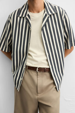 STRIPED TEXTURED SHIRT - Zara фото 13