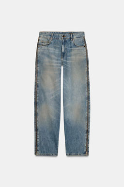 ZW COLLECTION MID-WAIST JEANS WITH ZIPS LIMITED EDITION - Zara фото 11