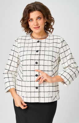 Костюм БелЭльСтиль 861/557 бело-черный