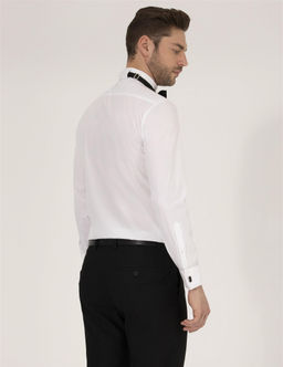 Beyaz Slim Fit Smokin G_mlek - Pierre cardin фото 5