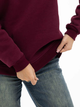 Толстовка женская, цвет бордо