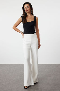 Siyah Fiyonk Detayl? Dokuma Bluz TPRSS24BZ00050 - Trendyolmilla фото 2