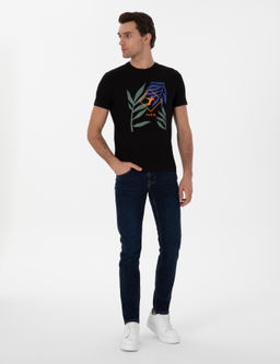 Koyu Mavi Slim Fit Jean Pantolon - Cacharel фото 3