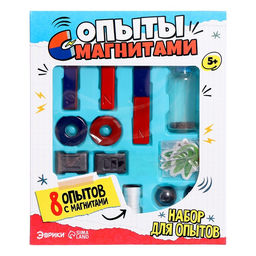 Набор для опытов «Опыты с магнитами, 8 опытов»