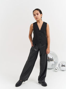 Жилет "Уголь" для девочки 7+