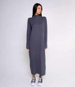 Платье #КТ2943, серый