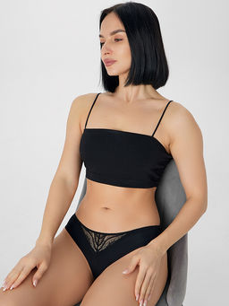 Цена за 2 штуки! Трусы женские бесшовные черные