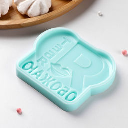 Силиконовая форма Я тебя обожаю, 9,4?7,8?1,1 см, бирюзовая - Simaland фото 3