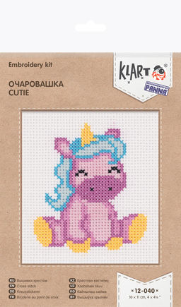 Klart набор для вышивания 12-040 Очаровашка 10 х 11 см