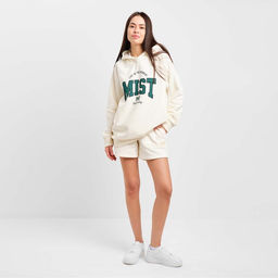 Шорты женские Mist Old School размер 48, молочные