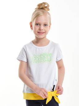 Футболка для девочки	 UD 2719 белый