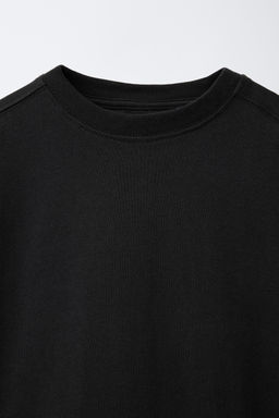 PLAIN MEDIUM WEIGHT T-SHIRT - Zara фото 3