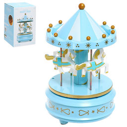 Музыкальная заводная игрушка Карусель: Лошади, МИКС - Simaland фото 4