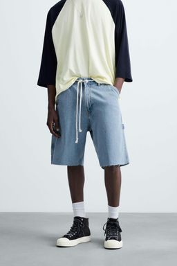 CARPENTER POCKET DENIM BERMUDA SHORTS - Zara фото 29